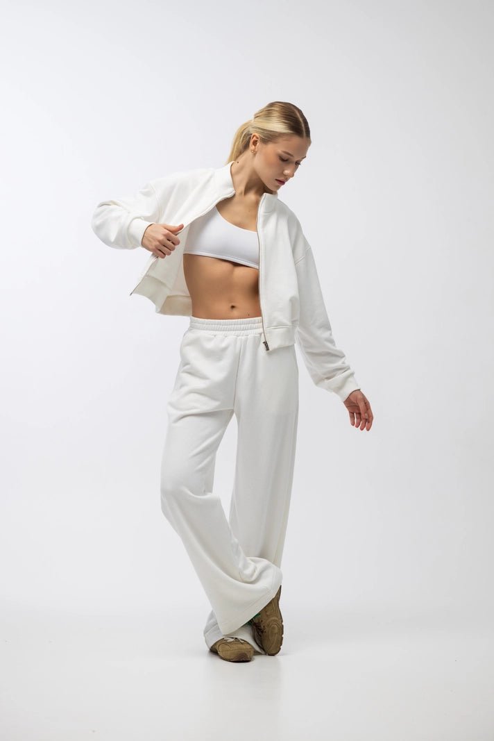 WOMEN’S STRAIGHT LEG SWEATPANTS MILK | MMSW
