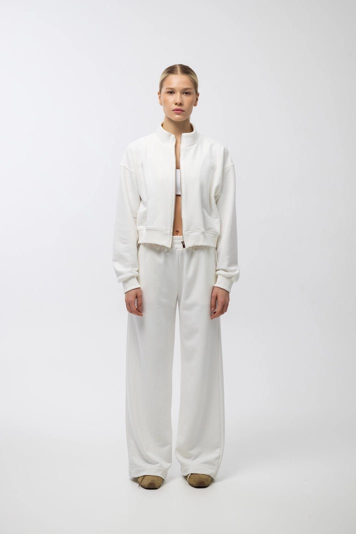 WOMEN’S STRAIGHT LEG SWEATPANTS MILK | MMSW