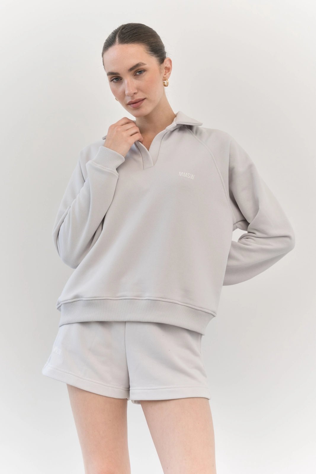 WOMEN’S SWEAT SHORTS LIGHT GREY | MMSW