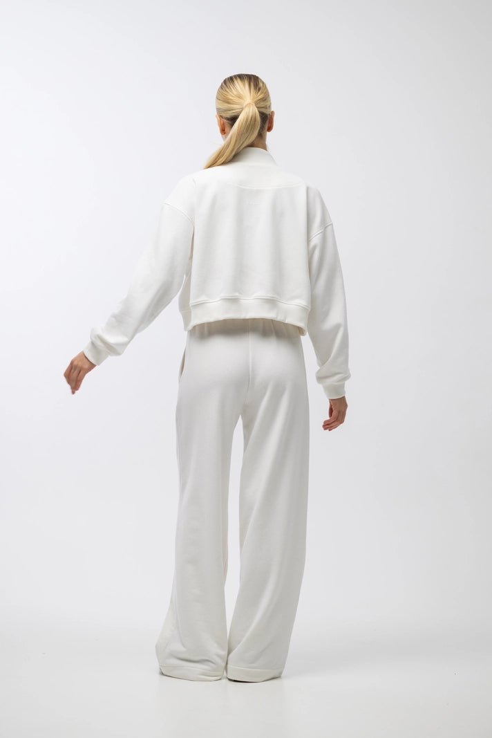 WOMEN’S ZIP SWEATSHIRT MILK | MMSW